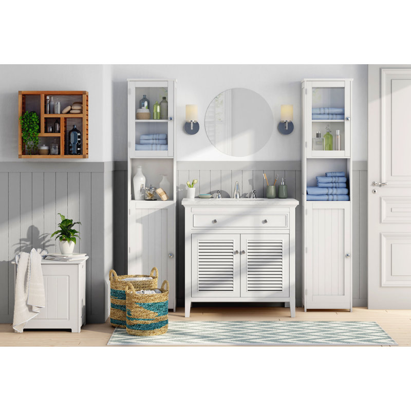 Wayfair Basics™ Round Wall Mounted Bathroom / Vanity Mirror & Reviews